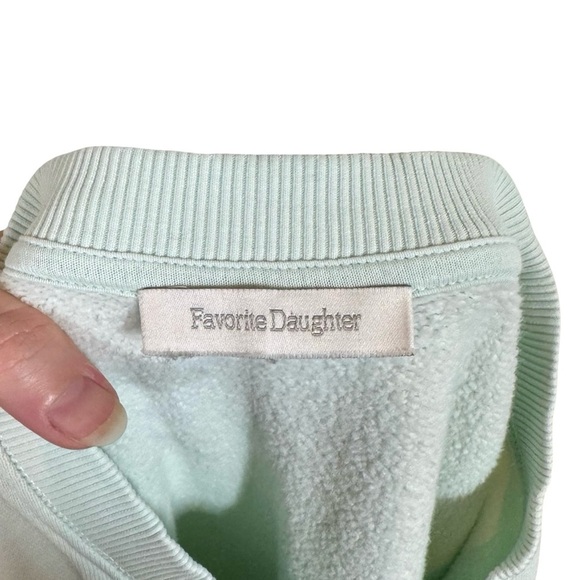 Favorite Daughter The Collegiate Sweatshirt in Seafoam - Picture 11 of 13
